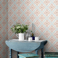 Load image into Gallery viewer, Schumacher Nyborg Wallpaper 4514 / Blue And Red