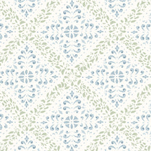 Load image into Gallery viewer, Schumacher Nyborg Wallpaper 4516 / Blue And Green