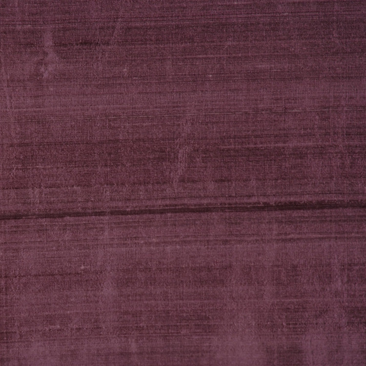 Pure Handwoven Silk Dupioni Drapery Fabric Purple / Eggplant