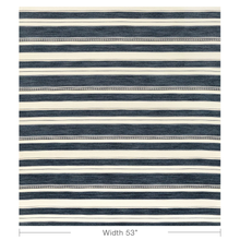 Load image into Gallery viewer, Lee Jofa Entoto Stripe Fabric / Marine/Ivory