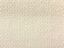 Load image into Gallery viewer, Crypton Stain Water Resistant Mid Century Modern Tweed Chenille Off White Ivory Beige Upholstery Fabric RMCR III