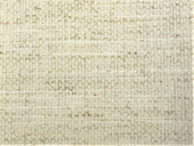 Load image into Gallery viewer, Crypton Stain Water Resistant Mid Century Modern Basketweave Tweed Chenille White Ivory Beige Upholstery Fabric RMCR II