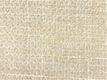Load image into Gallery viewer, Crypton Stain Water Resistant Mid Century Modern Basketweave Tweed Chenille Beige Rusty Brown Wheat Greige Orange Upholstery Fabric RMCR V