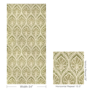 Lee Jofa Seville Weave Fabric / Celadon/Moss