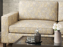 Load image into Gallery viewer, Heavy Duty Floral Tapestry Abstract Mustard Yellow Greige Ivory Upholstery Fabric
