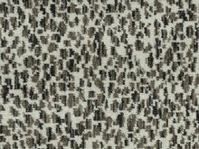 Load image into Gallery viewer, Kendall Wilkinson Soukii Charcoal Grey Silver Animal Pattern Velvet Upholstery Fabric