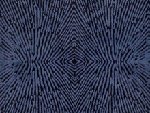 Load image into Gallery viewer, Heavy Duty Navy Blue Abstract Geometric Diamond Velvet Upholstery Drapery Fabric