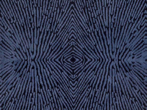 Heavy Duty Navy Blue Abstract Geometric Diamond Velvet Upholstery Drapery Fabric