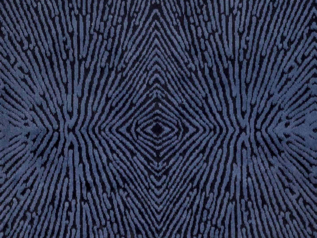 Heavy Duty Denim Navy Blue Geometric Diamond Upholstery Drapery store Fabric