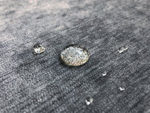 Load image into Gallery viewer, Designer Steel Grey Textured Water &amp; Stain Resistant Velvet Upholstery Drapery Fabric