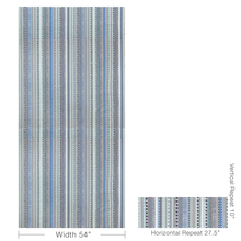Load image into Gallery viewer, Lee Jofa Palmete Weave Fabric / Indigo