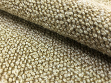 Load image into Gallery viewer, Designer Outdoor Indoor Terry Boucle Textured Beige Water Resistant Drapery Upholstery Fabric