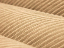 Load image into Gallery viewer, Crypton Water &amp; Stain Resistant MCM Mid Century Modern Tweed Chenille Stripe Basketweave Ivory Beige Upholstery Fabric RMC-WCII