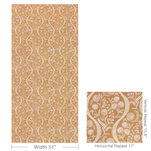Load image into Gallery viewer, Lee Jofa Floriblanca Fabric / Golden