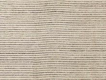 Load image into Gallery viewer, Light Dimming Silver Taupe Beige Metallic Stripe Tweed MCM Mid Century Modern Drapery Fabric RM-Classic