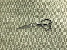 Load image into Gallery viewer, 1.25 Yds Designer Seafoam Aqua Beige Textured MCM Upholstery Fabric