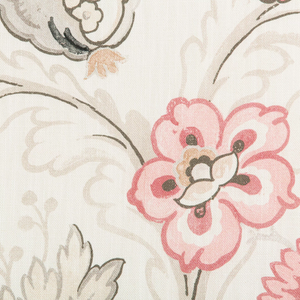 Lee Jofa Wimberly Print Fabric / Blush/Stone