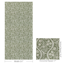 Load image into Gallery viewer, Lee Jofa Floriblanca Fabric / Green