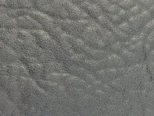 Load image into Gallery viewer, Heavy Duty Steel Grey Charcoal Blue Soft Faux Buffalo Leather Upholstery Vinyl