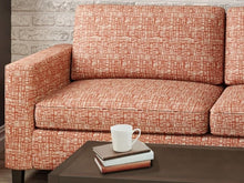 Load image into Gallery viewer, Heavy Duty Burnt Orange Beige Abstract MCM Upholstery Drapery Fabric