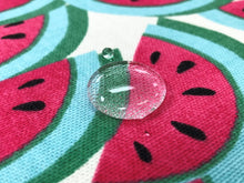 Load image into Gallery viewer, PKL Studio Watermelon Fuchsia Hot Pink Ivory Aqua Blue Green Cotton Upholstery Drapery Fabric