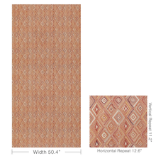 Load image into Gallery viewer, Lee Jofa Bowen Embroidery Fabric / Paprika