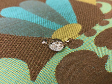 Load image into Gallery viewer, Water &amp; Stain Resistant Designer Floral Olive Green Turquoise Blue Sage Upholstery Fabric