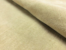 Load image into Gallery viewer, Designer Neutral Cotton Beige Velvet Mid Century Modern Water &amp; Stain Resistant Upholstery Fabric