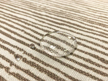 Load image into Gallery viewer, 1.6 Yards Kelly Wreastler Groundworks Fabric Vertex Linen Outdoor Stripe Beige Ivory Upholstery Drapery Fabric