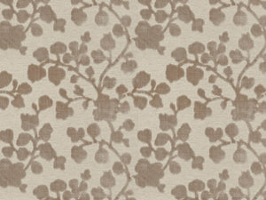 Teal Blue Beige Steel Blue Purple Floral Botanical Cut Velvet Upholstery Fabric