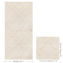 Load image into Gallery viewer, Lee Jofa Acanthus Damask Fabric / Pearl