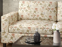 Load image into Gallery viewer, Heavy Duty Floral Tapestry Muted Orange Blue Green Red Beige Cream Upholstery Fabric