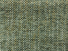 Load image into Gallery viewer, Crypton Stain Water Resistant Mid Century Modern Basketweave Tweed Chenille Pale Blue Turquoise Teal Aqua Upholstery Fabric RMCR IX