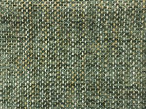 Crypton Stain Water Resistant Mid Century Modern Basketweave Tweed Chenille Pale Blue Turquoise Teal Aqua Upholstery Fabric RMCR IX