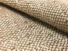 Load image into Gallery viewer, Designer Beige Neutral Basket Weave Woven Mid Century Modern Upholstery Drapery Fabric WHS 5158