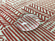 Load image into Gallery viewer, Pollack Helsinki Red Beige Abstract Scandinavian Upholstery Drapery Fabric