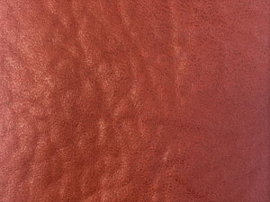 Heavy Duty Burnt Orange Rose Red Soft Faux Buffalo Leather Upholstery Vinyl