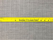 Load image into Gallery viewer, Designer Wool Grey Gray MCM Mid Century Modern Herringbone Upholstery Drapery Fabric