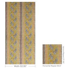 Load image into Gallery viewer, Lee Jofa Bongol Print Fabric / Citrine