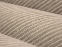 Load image into Gallery viewer, Crypton Water &amp; Stain Resistant MCM Mid Century Modern Basketweave Chenille Stripe Greige Taupe Grey Upholstery Fabric RMC-WCII