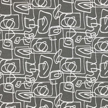 Load image into Gallery viewer, 2 Colors Abstract Upholstery Fabric Navy Blue Gray / RMIL16