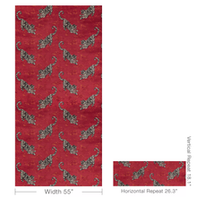 Load image into Gallery viewer, Lee Jofa Bongol Velvet Fabric / Crimson