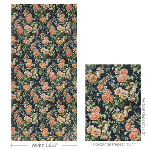 Lee Jofa Upton Cotton Fabric / Navy/Coral