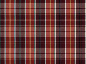 Stain Resistant Navy Blue Wine Red Beige Teal Green Cream Tartan Plaid Upholstery Drapery Fabric