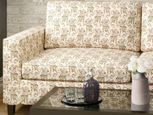 Load image into Gallery viewer, Heavy Duty Victorian Floral Tapestry Beige Pink Green Mauve Blue Black Upholstery Fabric