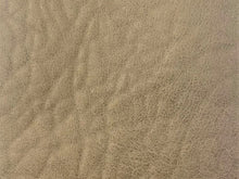 Load image into Gallery viewer, Heavy Duty Charcoal Black Oyster Beige Taupe Neutral Soft Faux Buffalo Leather Upholstery Vinyl