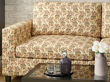 Load image into Gallery viewer, Heavy Duty Victorian Floral Tapestry Plum Purple Pink Forest Green Mustard Gold Sand Beige Upholstery Fabric