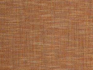 Heavy Duty Coral Red Orange MCM Mid Century Modern Herringbone Tweed Upholstery Fabric FBR-NH