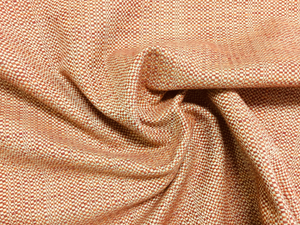 Thibaut Crypton Mosaic Cinnabar Woven Small Scale Burnt Orange Beige Stain Resistant Upholstery Fabric