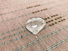 Load image into Gallery viewer, 1.75 Yds Designer Water &amp; Stain Resistant Mulberry Red Brown Black Stripe Upholstery Fabric